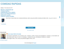 Tablet Screenshot of comidayrapida.blogspot.com