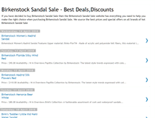 Tablet Screenshot of cheap-birkenstock-sandal-sale.blogspot.com