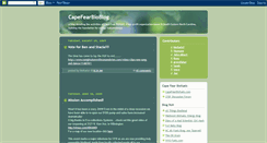 Desktop Screenshot of capefearbioblog.blogspot.com