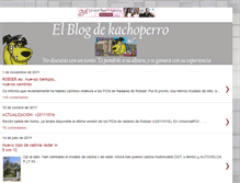 Tablet Screenshot of kachoperro.blogspot.com