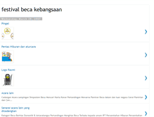 Tablet Screenshot of festical-beca-kebangsaan.blogspot.com