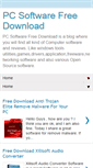 Mobile Screenshot of pcsoftwarefreedownload.blogspot.com
