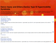 Tablet Screenshot of danceinjuryrecovery.blogspot.com