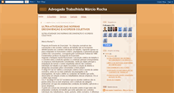 Desktop Screenshot of advogadomarciorocha.blogspot.com