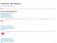 Tablet Screenshot of indo-jobs-vacancy.blogspot.com