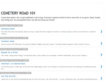 Tablet Screenshot of cemeteryroad101.blogspot.com