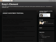 Tablet Screenshot of ezzyselement.blogspot.com