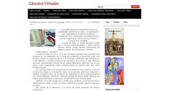 Desktop Screenshot of literatos-virtuales.blogspot.com
