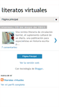 Mobile Screenshot of literatos-virtuales.blogspot.com