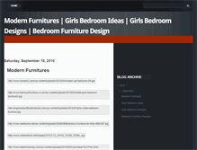 Tablet Screenshot of girlsbedroomsfurnitures.blogspot.com