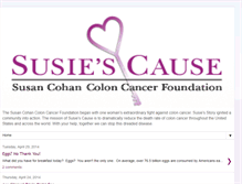 Tablet Screenshot of coloncancerfoundation.blogspot.com