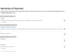 Tablet Screenshot of maureenwallis.blogspot.com