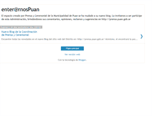Tablet Screenshot of enterarnospuan.blogspot.com