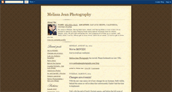 Desktop Screenshot of melissajeanphoto.blogspot.com