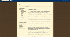 Desktop Screenshot of lesendar.blogspot.com