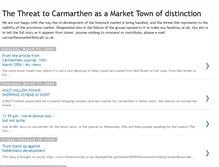 Tablet Screenshot of carmarthenmarket.blogspot.com