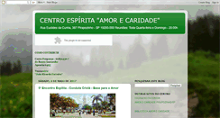 Desktop Screenshot of centroespiritaamorecaridade.blogspot.com