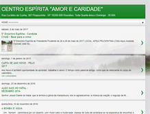 Tablet Screenshot of centroespiritaamorecaridade.blogspot.com