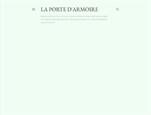 Tablet Screenshot of laportedarmoire.blogspot.com