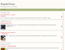 Tablet Screenshot of hopefulfarm.blogspot.com