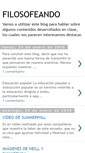 Mobile Screenshot of filosofeando-filosofeando.blogspot.com