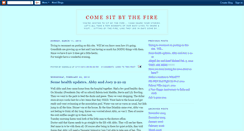 Desktop Screenshot of comesitbythefire.blogspot.com