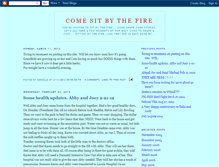 Tablet Screenshot of comesitbythefire.blogspot.com