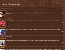 Tablet Screenshot of haguehappenings.blogspot.com