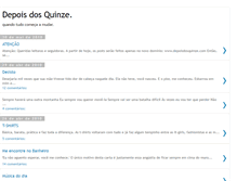 Tablet Screenshot of depoisdosquinze.blogspot.com