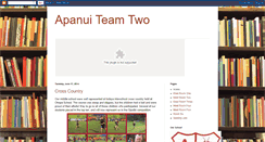 Desktop Screenshot of apanuiteamtwo.blogspot.com