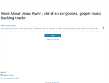 Tablet Screenshot of moreaboutjesusiwouldknow.blogspot.com