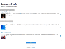 Tablet Screenshot of ornament-display.blogspot.com