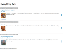 Tablet Screenshot of everything-pets.blogspot.com