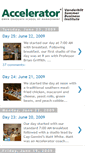 Mobile Screenshot of accelerator2009.blogspot.com