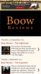 Mobile Screenshot of boowreviews.blogspot.com