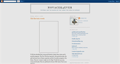 Desktop Screenshot of novacek4ever.blogspot.com