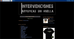 Desktop Screenshot of factoryart-intervencionesartisticas.blogspot.com