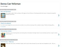 Tablet Screenshot of donnacoe-velleman.blogspot.com