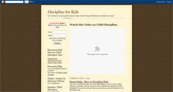 Desktop Screenshot of disciplineforkids.blogspot.com