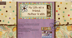 Desktop Screenshot of mylifeasafriendmotherandwife.blogspot.com