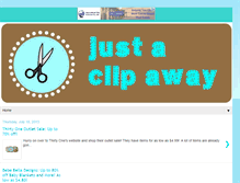 Tablet Screenshot of justaclipaway.blogspot.com