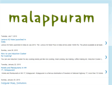 Tablet Screenshot of malappuramlive.blogspot.com