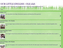 Tablet Screenshot of ourlittleenglish.blogspot.com