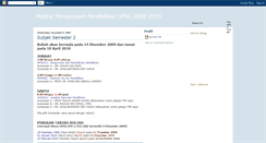 Desktop Screenshot of m2009upsi.blogspot.com