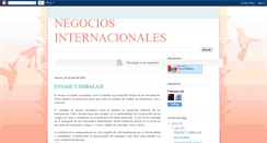 Desktop Screenshot of negociosinternacionalesinfo.blogspot.com