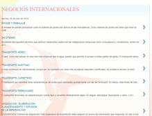 Tablet Screenshot of negociosinternacionalesinfo.blogspot.com