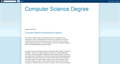 Desktop Screenshot of degreecomputerscience.blogspot.com
