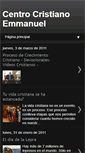 Mobile Screenshot of centrocristianoemmanuel.blogspot.com