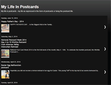 Tablet Screenshot of mylifeinpostcards.blogspot.com