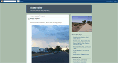 Desktop Screenshot of liketoobike.blogspot.com